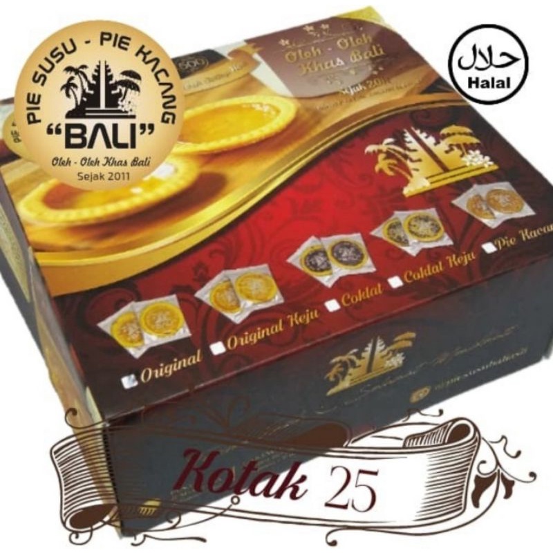 

Pie Susu - Pie Kacang "BALI" Box Isi 25 Pcs