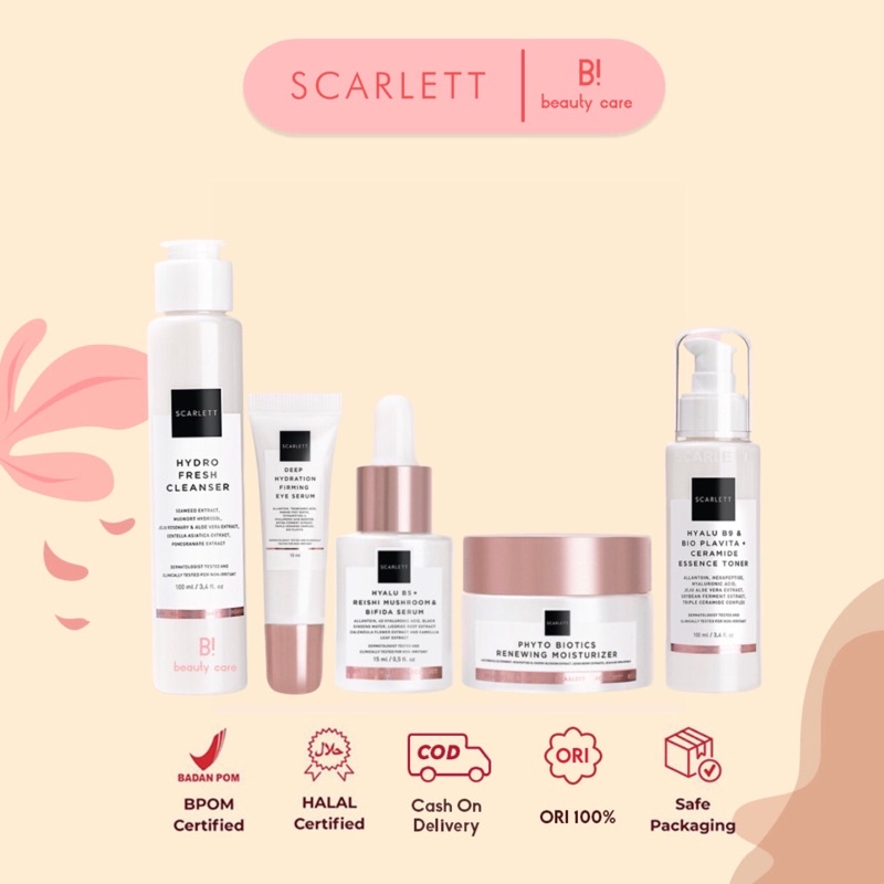 [READY STOCK] Paket Scarlett Whitening Age Delay Series