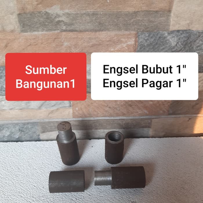 Engsel bubut 1" | Engsel Pagar 1 inch inc