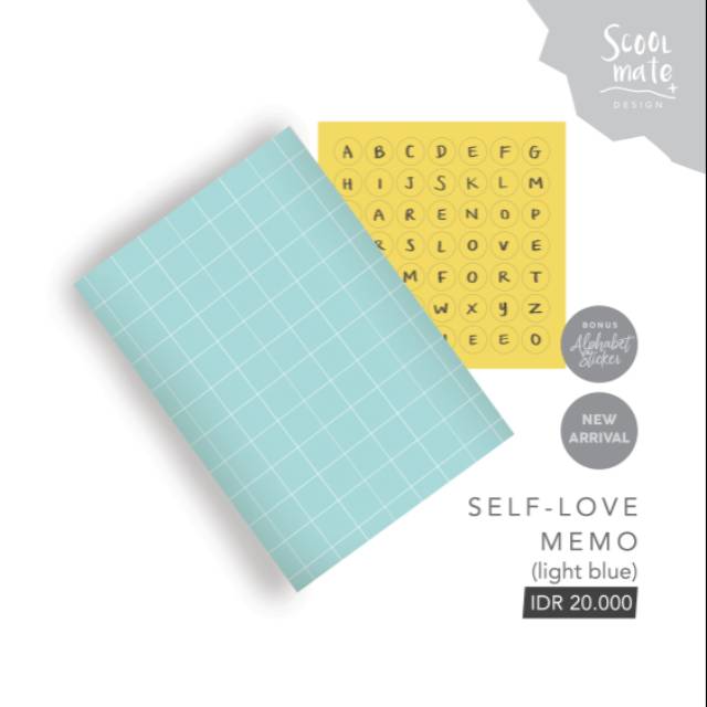 

SELF - LOVE (light blue) MEMO