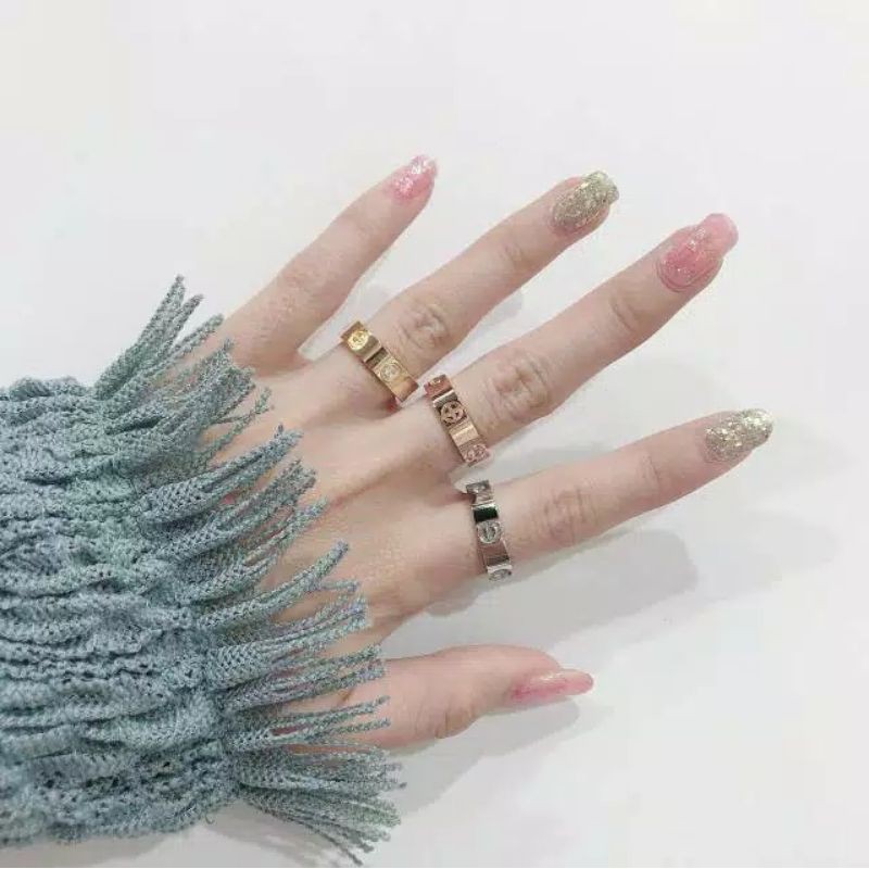 cincin titanium lapis mas 24 k anti karat kode015