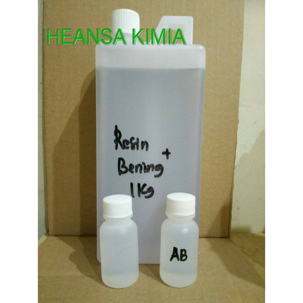 RESIN BENING 1kg + KATALIS + ANTI BUBBLE