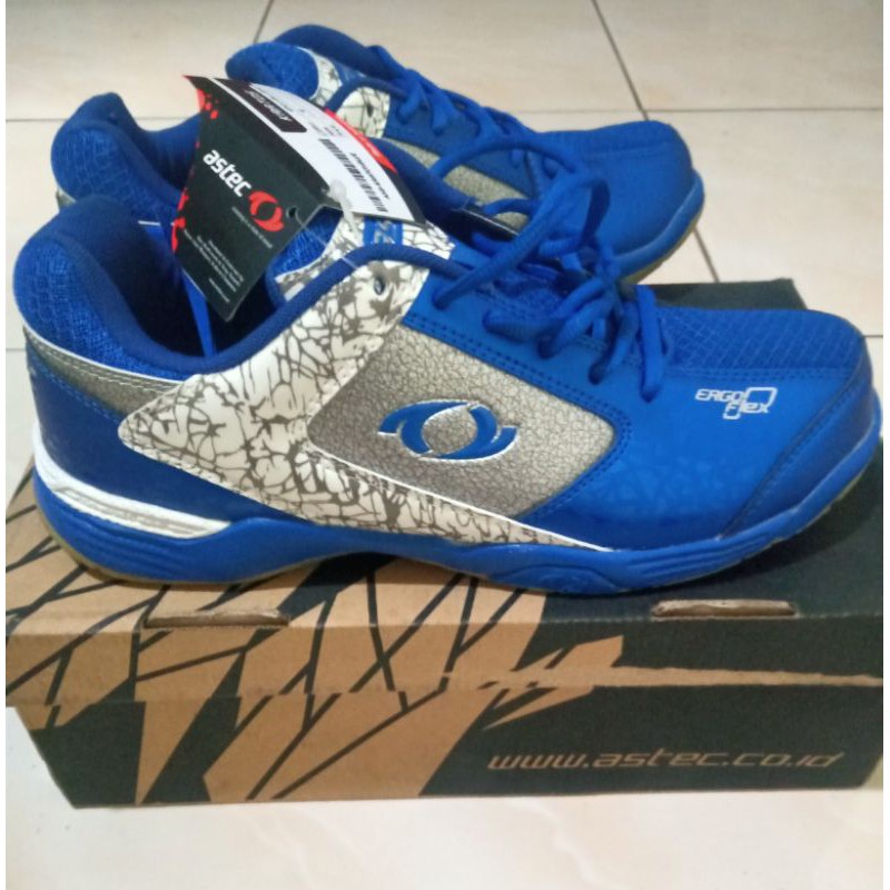 Sepatu badminton Astec Kratos blue size 38