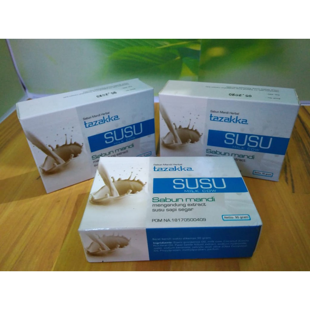 Sabun Susu Sabun Pemutih Kulit Herbal Tazakka ORIGINAL