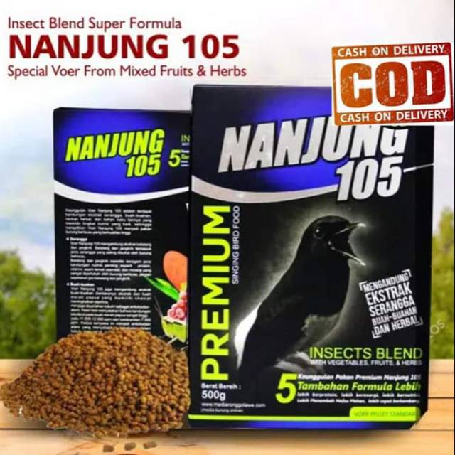 

Voer nanjung 105, 500gram