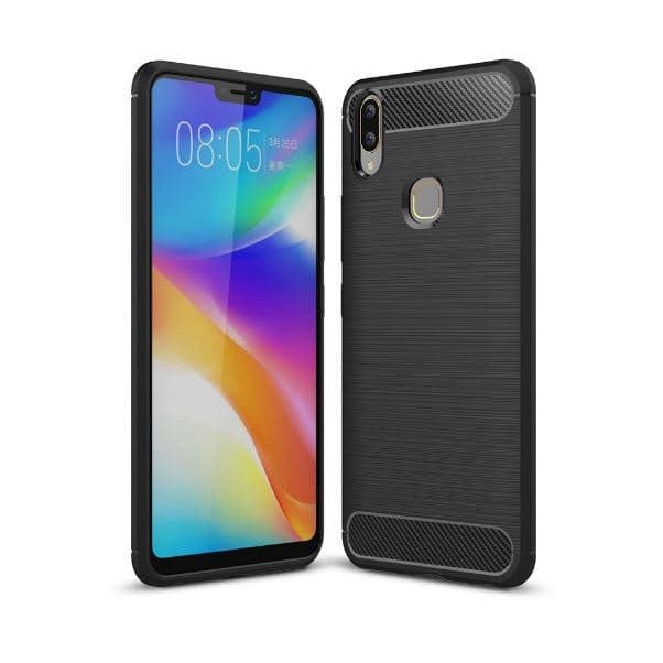 Case Softcase Vivo V9 Carbon Fiber Slim Delkin Original