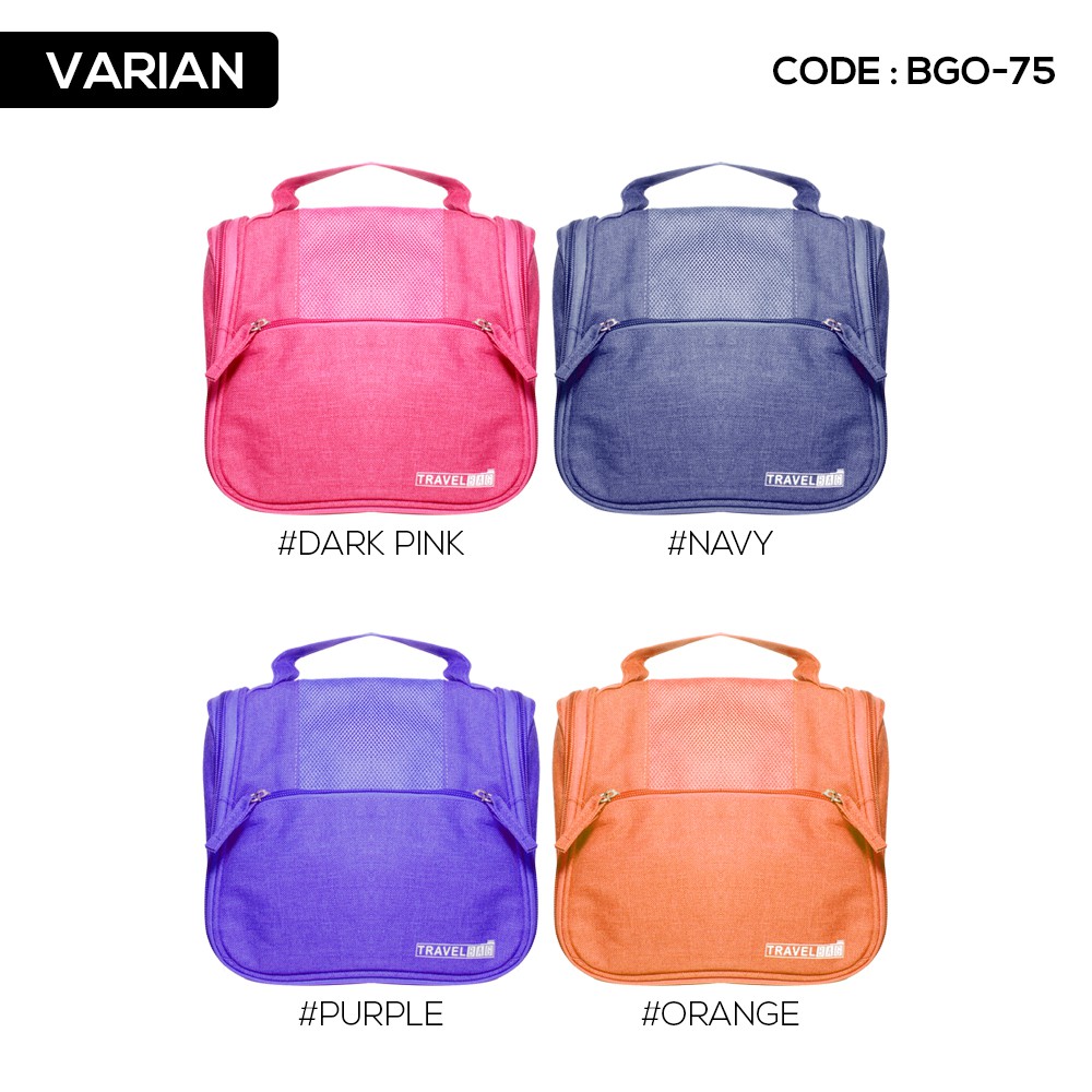 Travel Bag Pouch Serbaguna Tas Multifungsi Toiletry Bag Organizer Bag . BGO-75