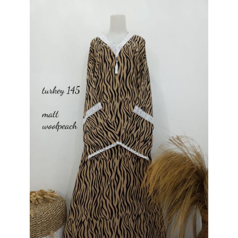 ABAYA TURKEY MOTIF LEOPARD