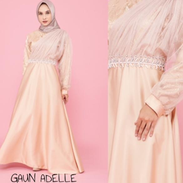(LANGSUNG ATC..) GAUN ADELLE / GAUN HIJAB / GAUN BRIDESMAID / GAUN KONDANGAN