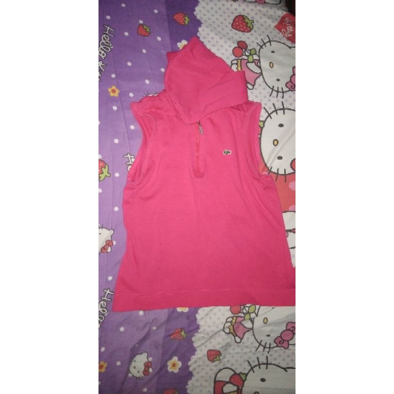 preloved jaket rompi lacoste anak perempuan