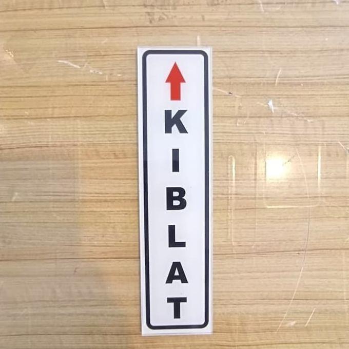 

Dijual Sign Akrilik Kiblat Ukuran 5X20Cm Sale!!!