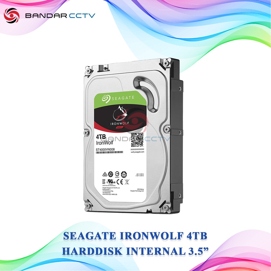 Seagate Ironwolf 4TB Harddisk Internal 3.5 Inch