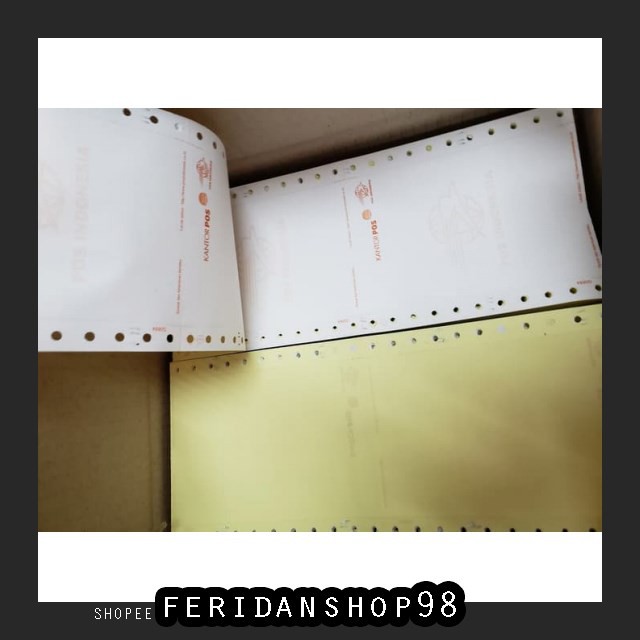 

FS980 KERTAS PRINT & FOTOCOPY JUAL RESI POS ATK INDONESIA LOGO TENGAH 2 PLY 4000 SET 8000 LEMBAR BY