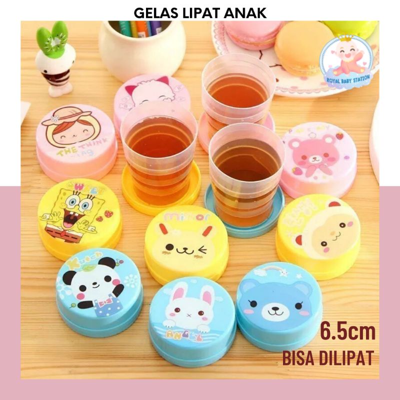 Gelas Lipat Anak Karakter Lucu