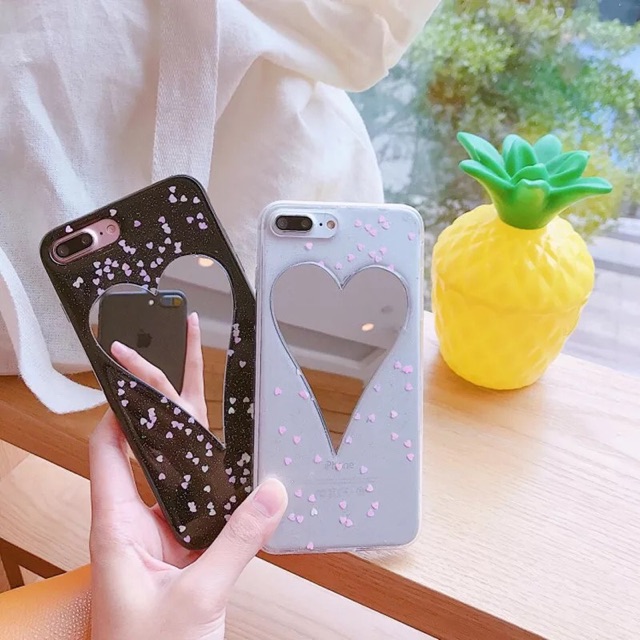 Mirror Heart Case Vol 2 iPhone Oppo Vivo Xiaomi Note 10 Pro 10T Redmi 5 5a 6 6a 7 7a 8 8a 9 9a 9c S2