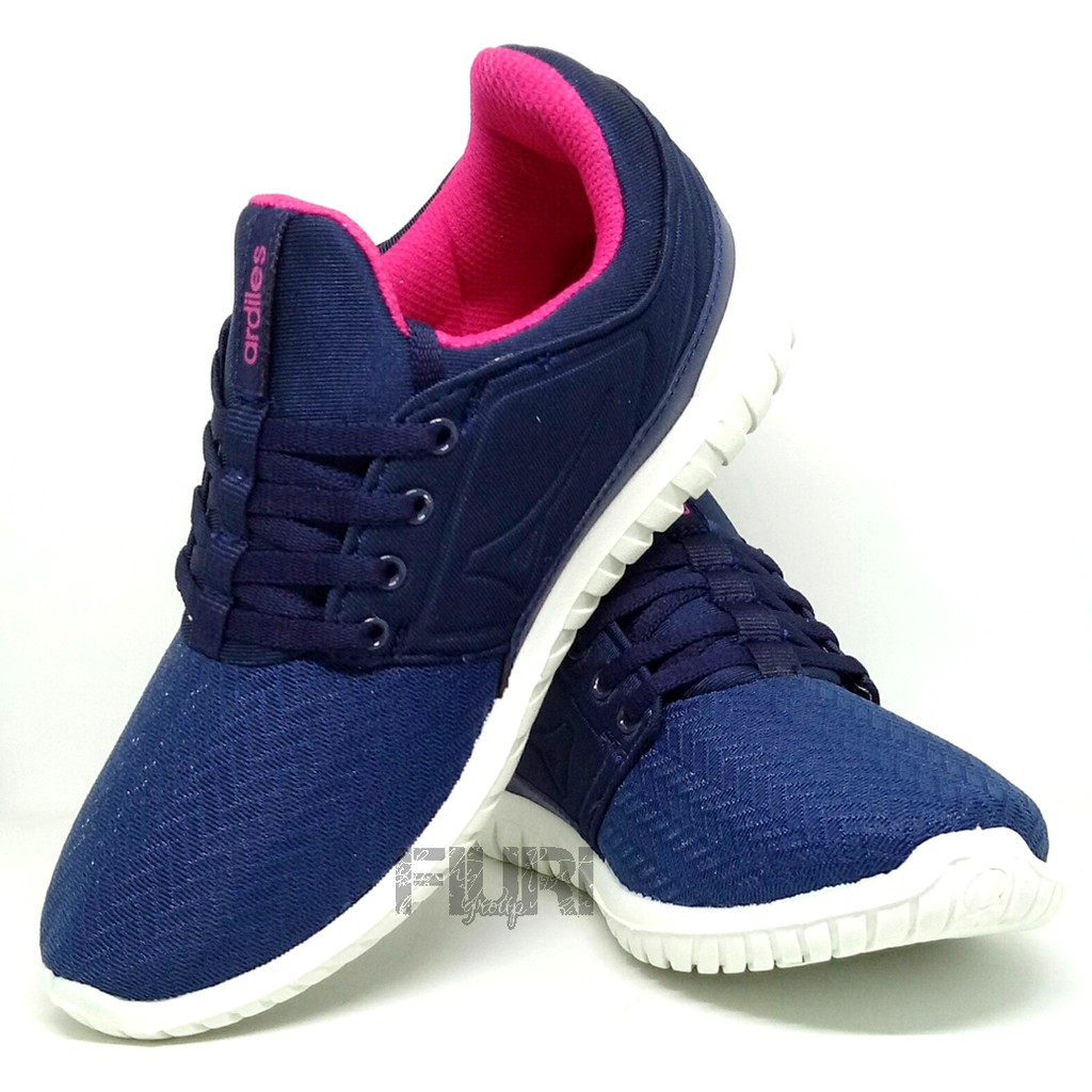 FIURI - ARDILES ORIGINAL - ZIMMA 37-40 NAVY PINK - SEPATU KETS WANITA - SEPATU SNEAKERS WANITA - SEPATU OLAHRAGA SPORT WANITA - SEPATU CASUAL - SEPATU JOGGING LARI FITNESS GYM SENAM WANITA - SEPATU ANAK PEREMPUAN CEWEK - SEPATU SEKOLAH BERTALI SD SMP SMA