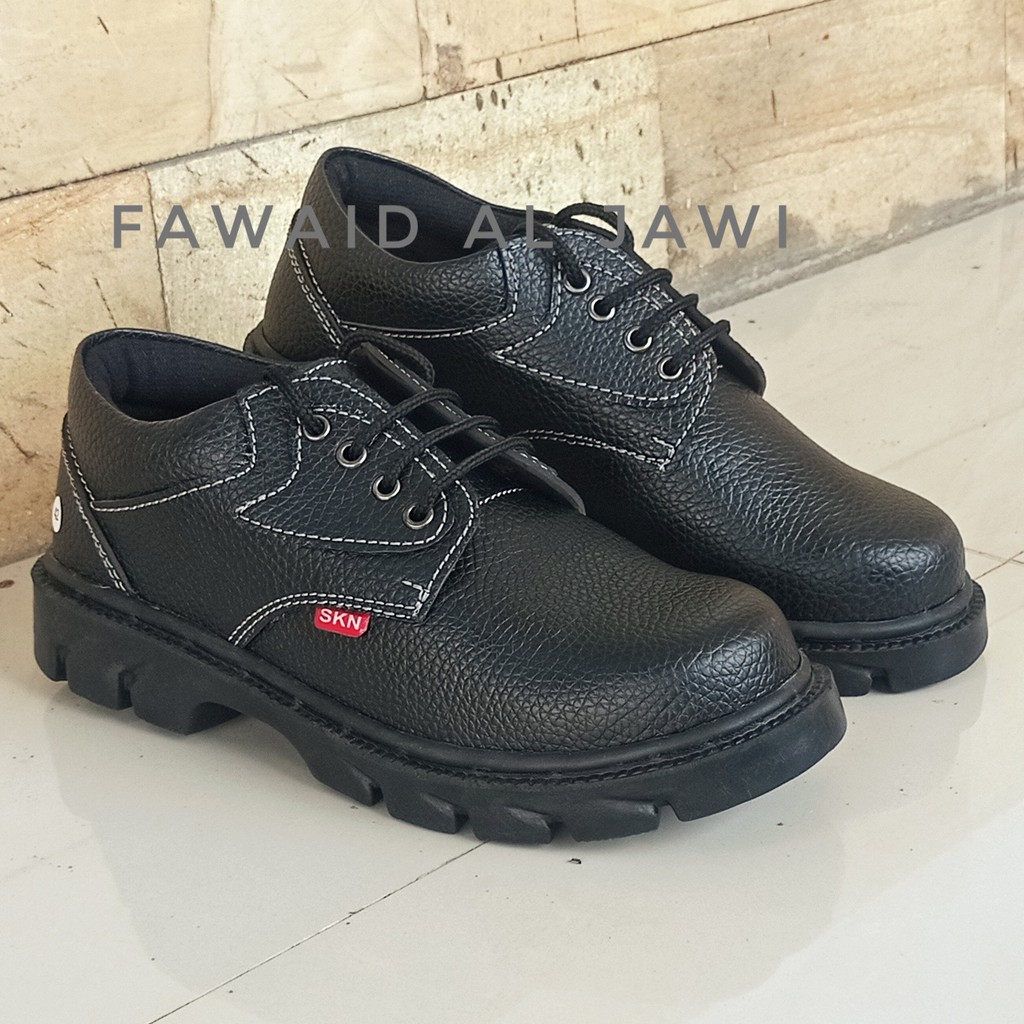 Jual Sepatu Shoes Safety Kulit King Skn Ujung Besi Kerja Pabrik Proyek Las Dapur Kitchen Bengkel