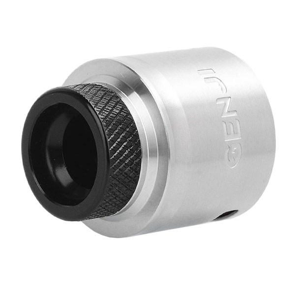 Genji 24 RDA Atomizer - SILVER [Authentic] - rokok elektrik / vape