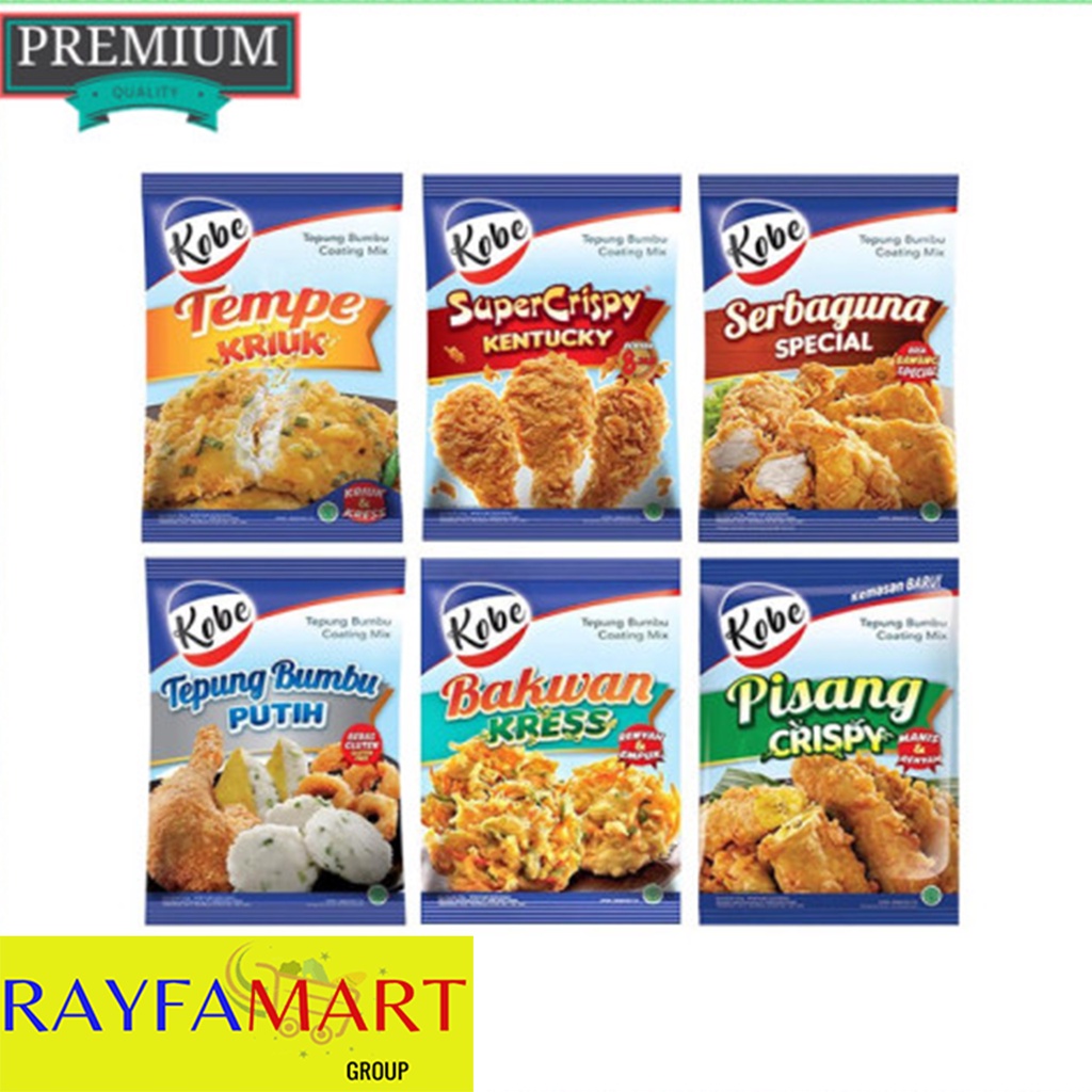 

Kobe Tepung Bumbu Super Kentucky / Pisang / Tempe / Putih - Pisang Goreng