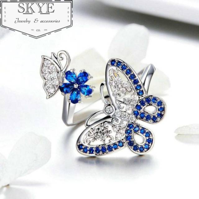 SKYE CINCIN MOTIF KUPU2 BESAR ELEGAN