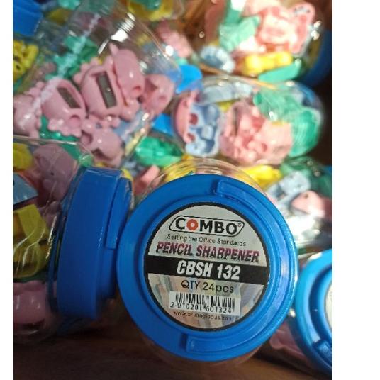 

<MiB ❤> Rautan Pensil Toples Berbagai Bentuk Unik isi 24 /Asli top