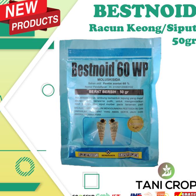 ```````] Bestnoid 60WP 50gram - Racun Keong / Siput sawah / tambak Fetin Asetat
