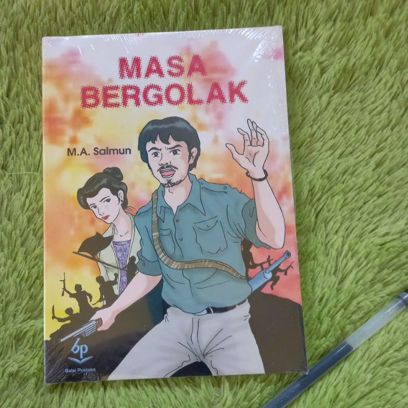 ORIGINAL BUKU NOVEL SASTRA MASA BERGOLAK M. A. SALMUN