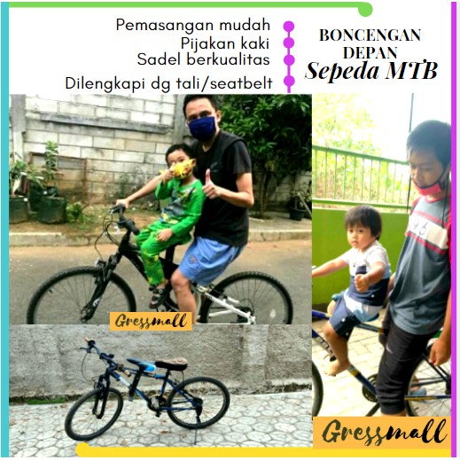 Boncengan Sepeda Anak MTB, BMX, SELI FAMILY
