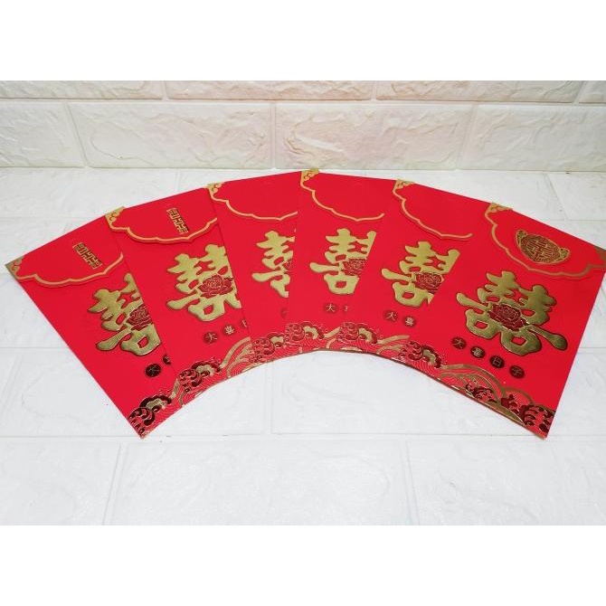 

Angpao Jumbo Sangjit Sanghi Mahkota Tebal Elegent Mewah Isi 6 pcs duniahand1 Kualitas Baik