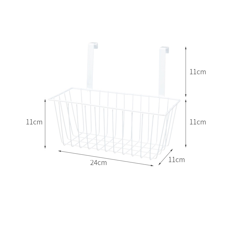 CY-0134 Rak Keranjang Penyimpanan Model Gantung Bahan Besi Tempa Untuk Pintu