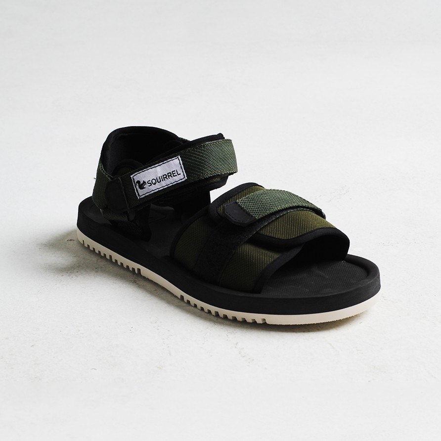 DEKU GREEN |FORIND x Squirrel| Sendal Gunung Original Kulit Santai Kasual Pria Sandal Footwear New