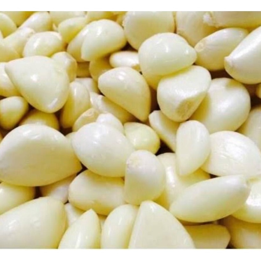 

Bawang Putih Kupas 500gr/ Bawang Putih Iris 500gr/ Bawang Putih