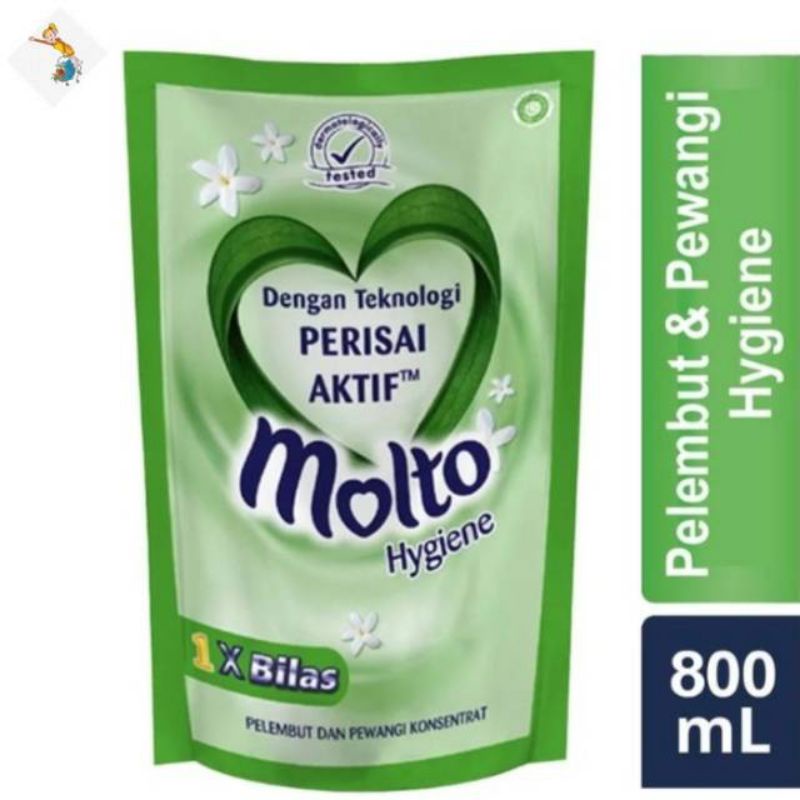 Molto Hygiene Dengan Perisai Aktif 800 ml Refill