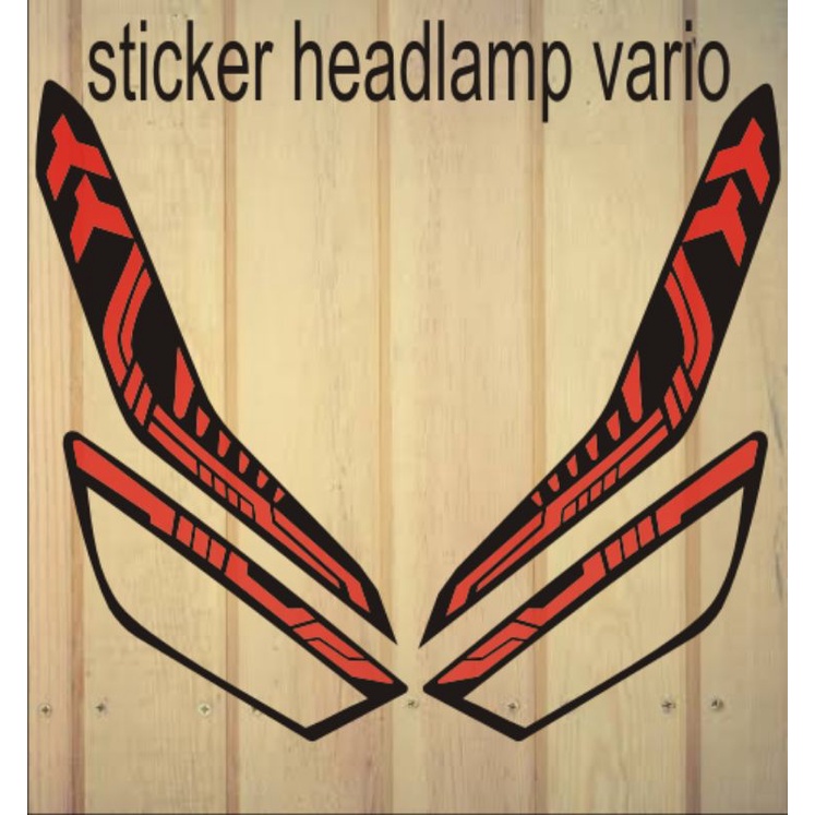 stiker cutting sticker variasi headlamp vario