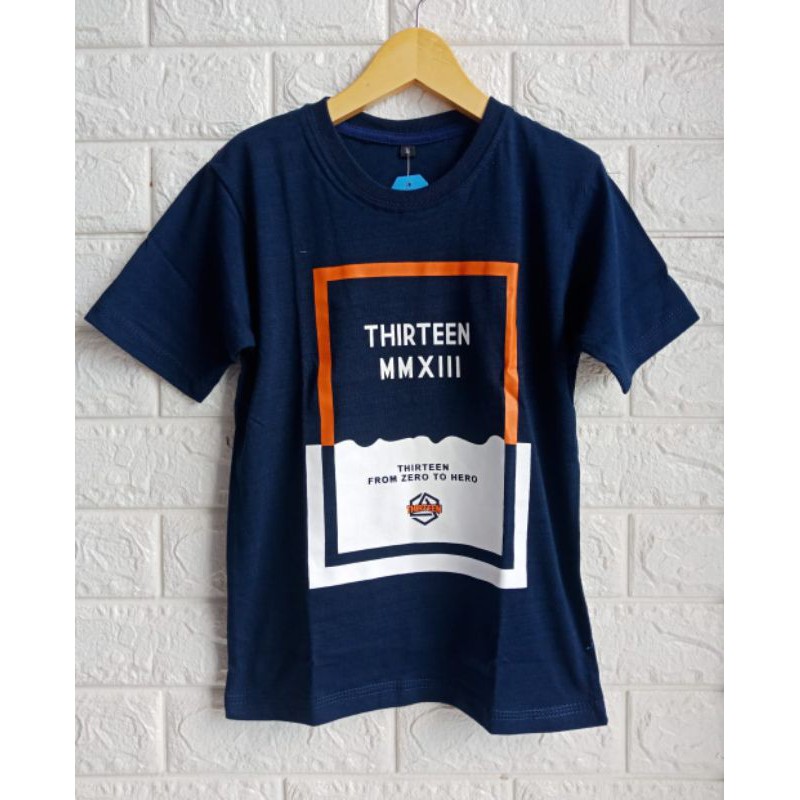 COUPLE kaos anak ibu ayah anak tanggung jumbo thirtreen thirty three point upline skyrock bombogie