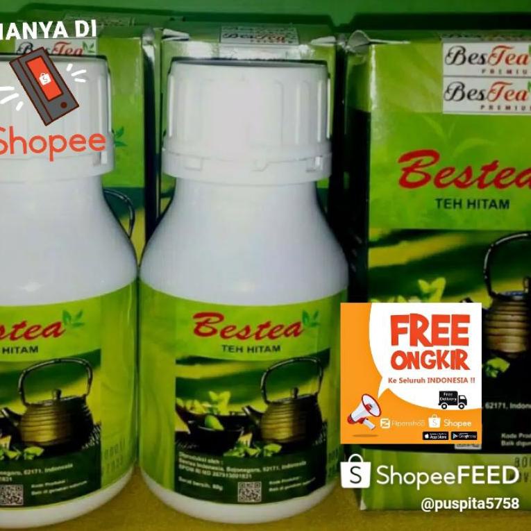 

Kirim sekarang BESTEA TEH HITAM✓ 40Gram & 80Gram Kaya Manfaat Untuk Atasi Asam Urat & Kolestrol 06