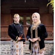 Set Baju Couple Beskap Adat Jawa - SOLO BORDIR.