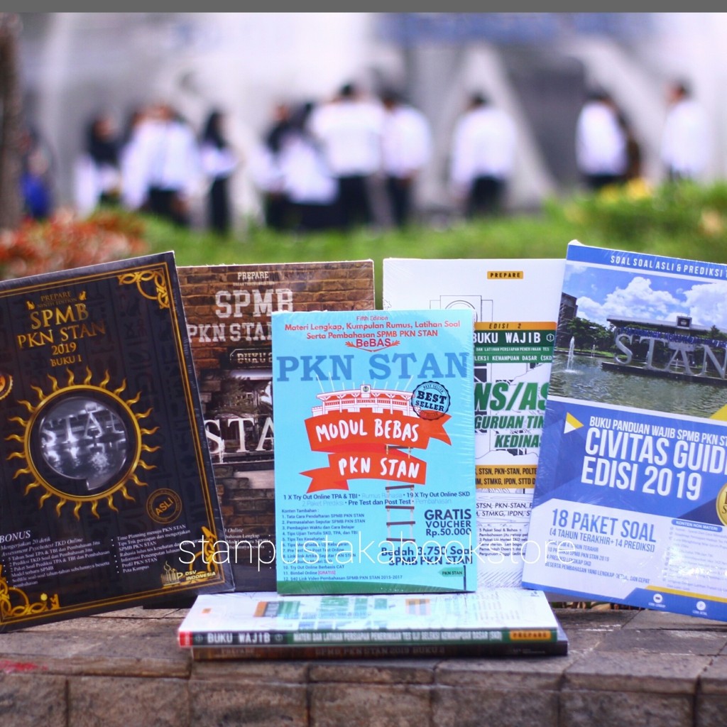 Buku SPMB / USM PKN STAN 2019 Prepare SPMB 1&2, Civitas Guide, TKD/SKD CPNS ASN, Modul Bebas