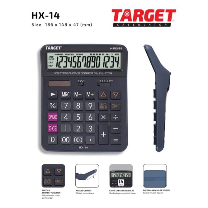 

Kalkulator Target HX-14/Calculator 14 DIGIT