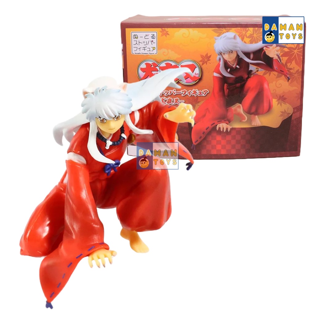 Figure Anime InuYasha Sesshomaru Patung Minifugre Anime Hobi Koleksi