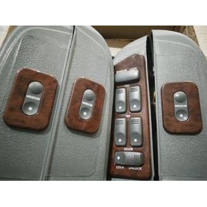 1 Set Master Switch Panel Power Window Kijang Kapsul 97 + Anak + Armrest 4 Pintu Wood