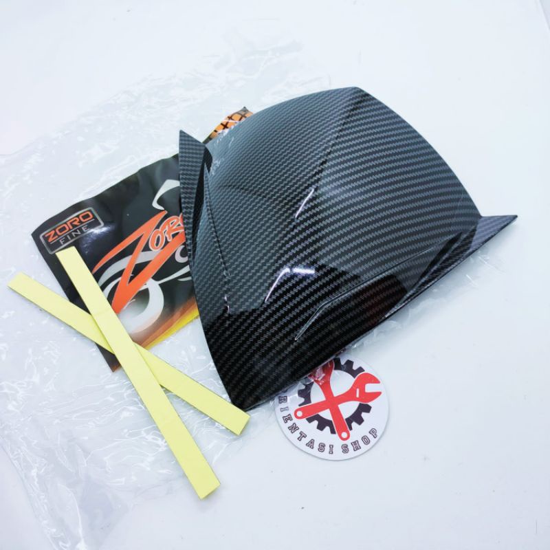 VISOR BEAT FI injeksi old warna Hitam PEKAT dan Carbon kilat COVER ATAS pertama lama INJECTION DEPAN