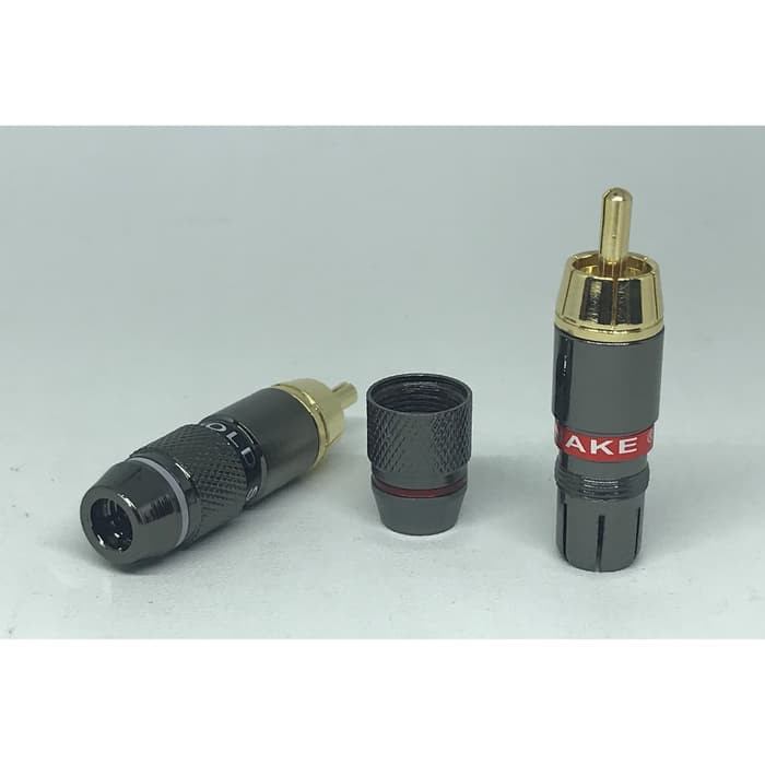 Jack RCA Gold Snake / Konektor RCA Male