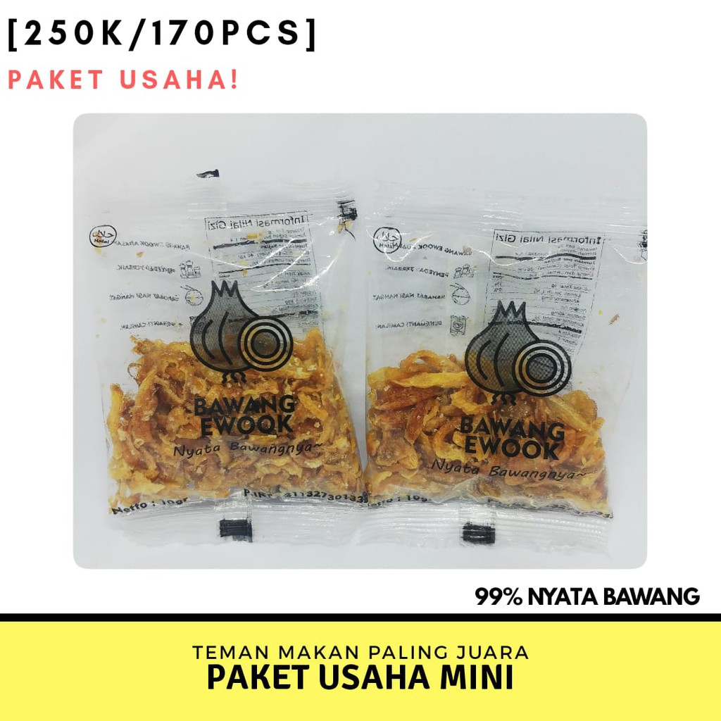 

Bawang Goreng Renceng 10 Sachet @10gr Premium