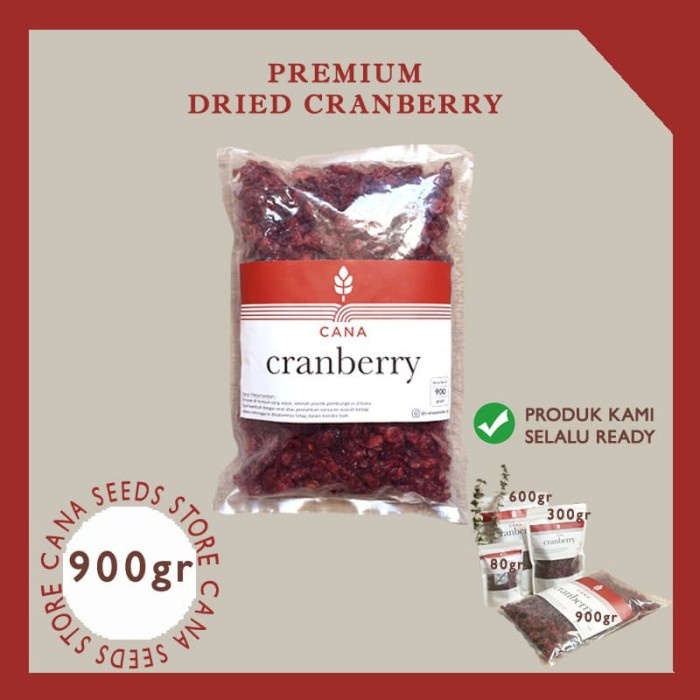 

Buah Kering - Dried Fruit Cranberry Buah Kranberi Kering 900 Gram Cranberi Canaseeds