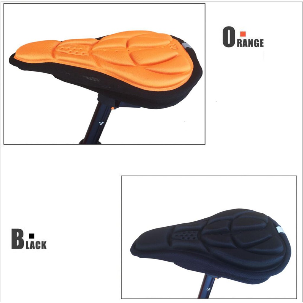 3D Sarung Bantal Sepeda / Jok Cover Sadel Sepeda Empuk Bike 3D Gel Pad Saddle Skotlet Reflektif