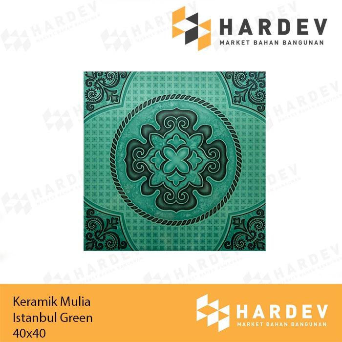 KERAMIK MULIA 40X40 ISTANBUL GREEN