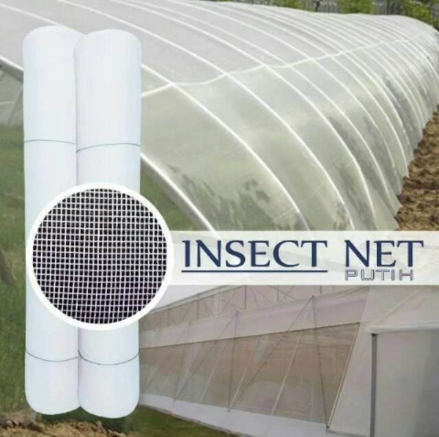 Eceran Insect Net Scrern Net Putih Kasa mesh Anti Nyamuk Jaring Penghalang Hama Serangga Grendhome