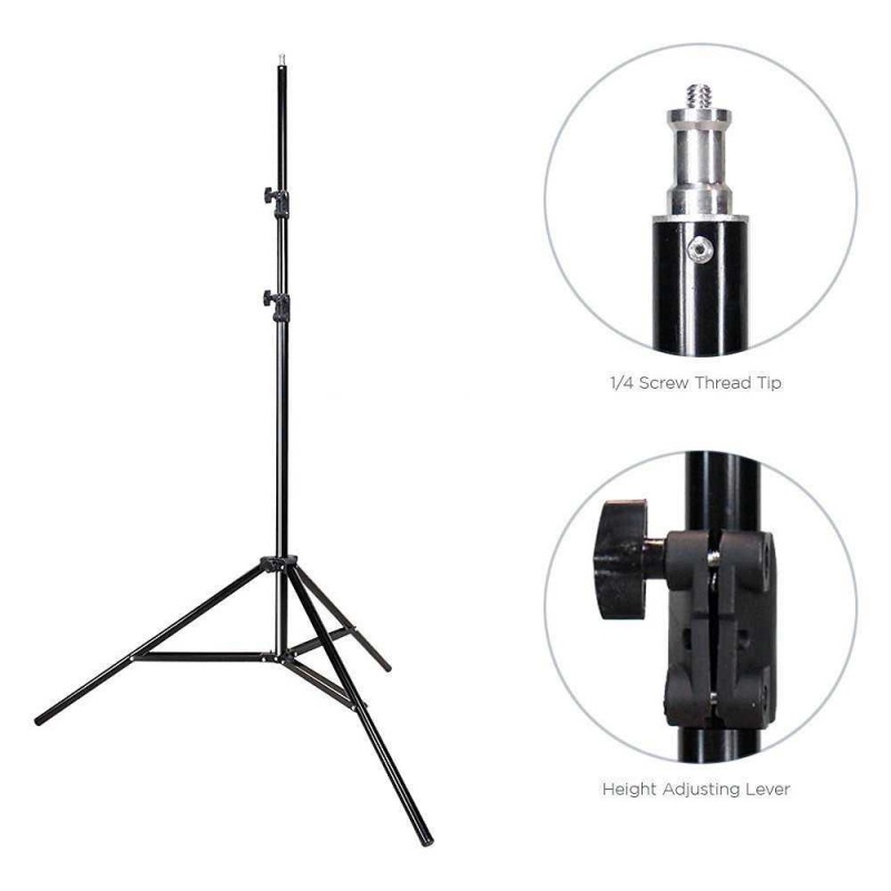 Perlengkapan Lampu Foto Studio Lighting Stand Set Umbrella Reflector