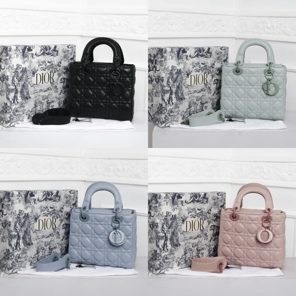 SUPPLIER TAS BRANDED Tas Dior Lady Ultra Matte Calfskin Quilted Small Seprem Box 6612M